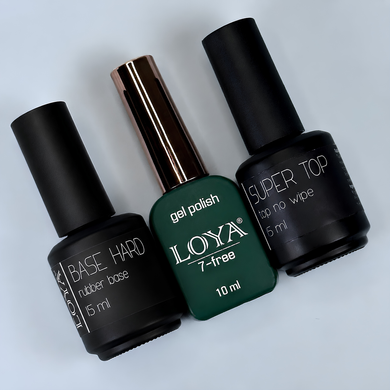 LOYA Test Drive Trial Kit 3-in-1: Base, Color, Top Coat System