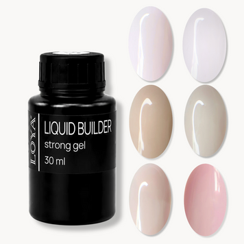 Set Pink Liquid Gel 10 LOYA, 30 ml*6 pcs