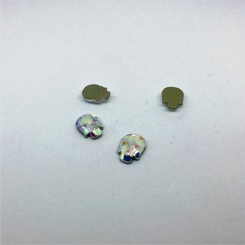 Череп. Crystal AB. 6х8 мм