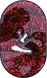 Гель-фарба червона з глітером LOYA з липким шаром 5 мл, 16404, В наявності, 8, Червоний