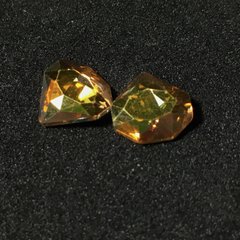 Діамант Золото 7*7 мм , 905148, В наявності, 6, Золотий