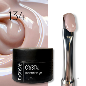Crystal Builder Gel 134 ТРО-free Nude Caramel 15 ml