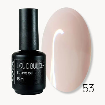 Liquid Builder Gel 53 LOYA Powder Nude, 15 ml