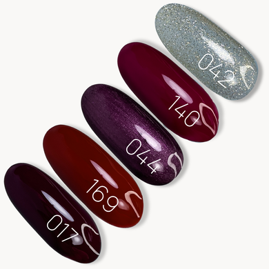 Gel polish set LOYA Berry 10 ml 5 pcs