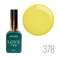 Gel polish LOYA 378 Yellow 10 ml, 332378, В наличии, 5, Yellow, Gel polish LOYA 378 Yellow 10 ml