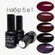 Gel polish set LOYA Cosmo 10 ml 5 pcs