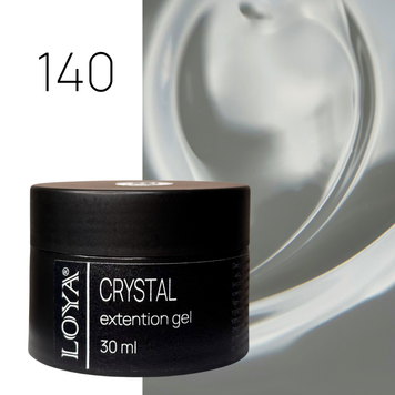 Kонструюючий гель Crystal Builder Gel 140 Без ТРО Сірий 30 мл
