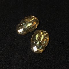 Жук скарабейнік Золото 11*6 мм , 905164, В наявності, 6, Прозорий