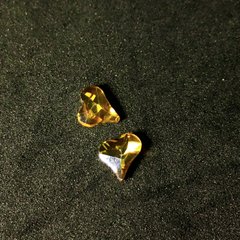 Серце Золото 7*6 мм, 905111, В наявності, 2, Золотий