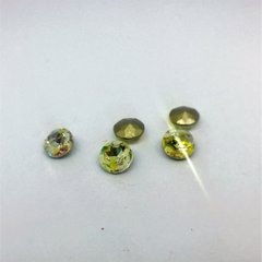 Камінь круглий світло жовтий АВ. 5 мм, 37145, В наявності, 28