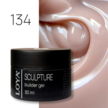 Kонструюючий гель Crystal Builder Gel 134 Без ТРО Карамельний нюд 30 мл