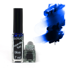 Жидкая акварель Aquarelle Fluid LOYA синий Blue 7 мл, 55103, Нет в наличии, Темно-синий