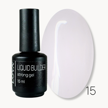 Semi transparent pink Liquid Gel 15 LOYA, 15 ml