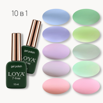 Набір гель-лаків LOYA Mochi 10 мл 10 шт