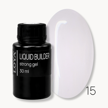 Semi transperant Pink Liquid Gel 15 LOYA, 30 ml