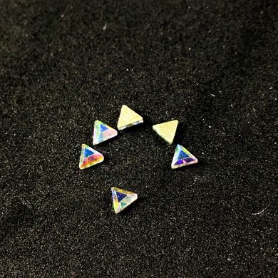 Трикутник Прозорий АВ 3*3 мм, 905323, В наявності, 1, Зелений